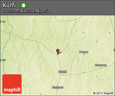 Physical Map of Kurfi