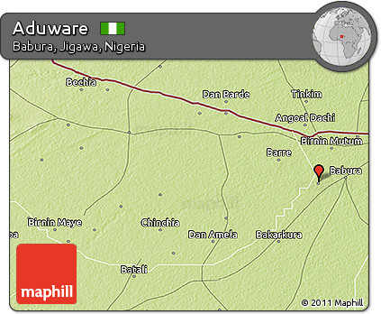 Physical 3D Map of Aduware