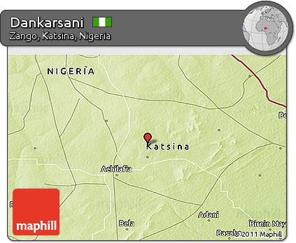 Physical 3D Map of Dankarsani