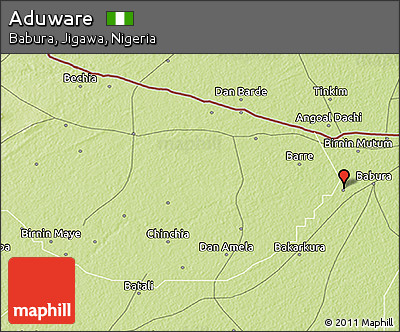 Physical 3D Map of Aduware
