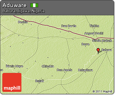 Physical 3D Map of Aduware