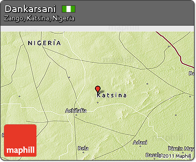 Physical 3D Map of Dankarsani