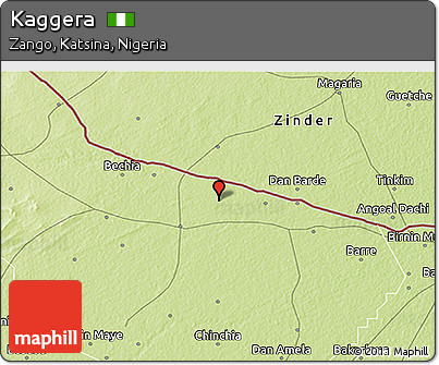Physical 3D Map of Kaggera