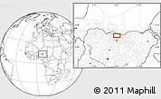 Blank Location Map of Dan Kuliya