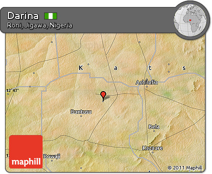 Satellite Map of Darina