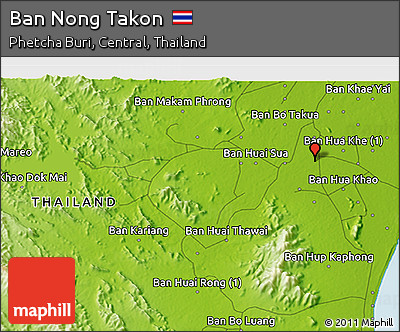 Physical 3D Map of Ban Nong Takon