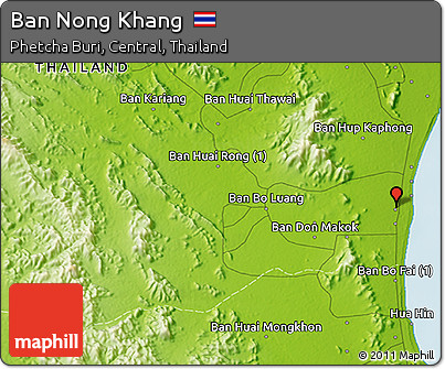 Physical 3D Map of Ban Nong Khang