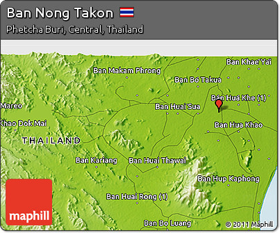 Physical 3D Map of Ban Nong Takon