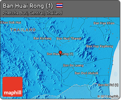 Political 3D Map of Ban Huai Rong (1)
