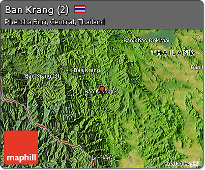 Satellite 3D Map of Ban Krang (2)