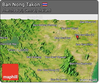 Satellite 3D Map of Ban Nong Takon