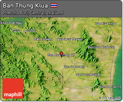 Satellite 3D Map of Ban Thung Klua