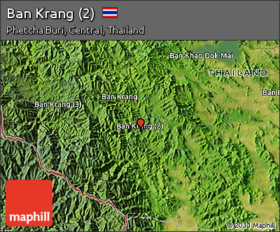Satellite 3D Map of Ban Krang (2)