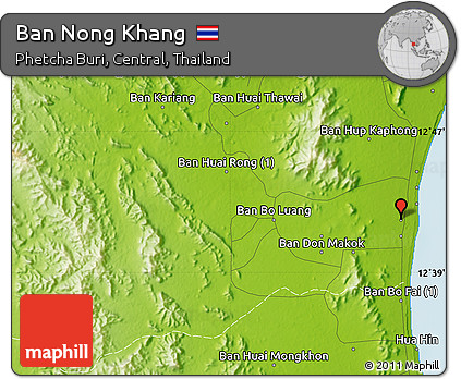 Physical Map of Ban Nong Khang