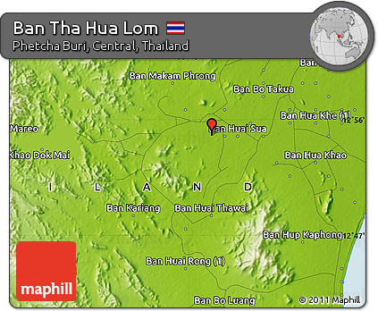 Physical Map of Ban Tha Hua Lom