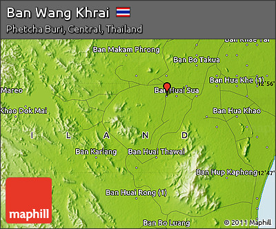 Physical Map of Ban Wang Khrai