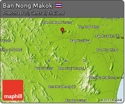 Physical Map of Ban Nong Makok