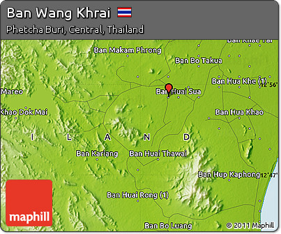 Physical Map of Ban Wang Khrai