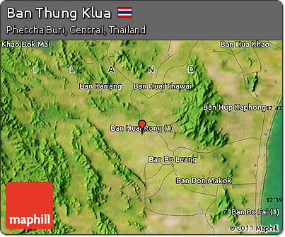 Satellite Map of Ban Thung Klua