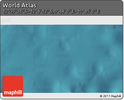 Satellite 3D Map of the Area around 12° 22' 13" S, 10° 16' 30" E