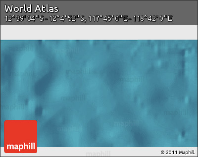Satellite 3D Map of the Area around 12° 22' 13" S, 118° 13' 29" E
