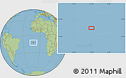 Savanna Style Location Map of the area around 12° 22' 13" S, 11° 49' 29" W