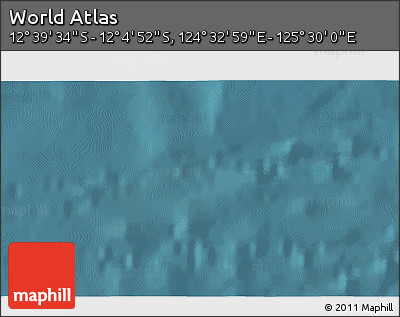 Satellite 3D Map of the Area around 12° 22' 13" S, 125° 1' 30" E