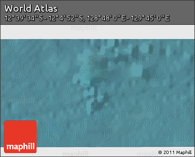 Satellite 3D Map of the Area around 12° 22' 13" S, 129° 16' 30" E
