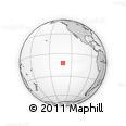 Outline Map of the Area around 12° 22' 13" S, 131° 40' 30" W, rectangular outline
