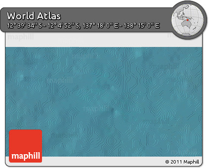 Satellite 3D Map of the Area around 12° 22' 13" S, 137° 46' 30" E