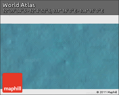 Satellite 3D Map of the Area around 12° 22' 13" S, 137° 46' 30" E
