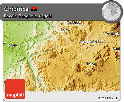 Physical 3D Map of Chipirica