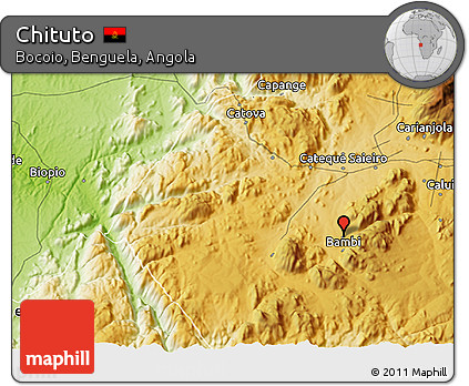Physical 3D Map of Chituto