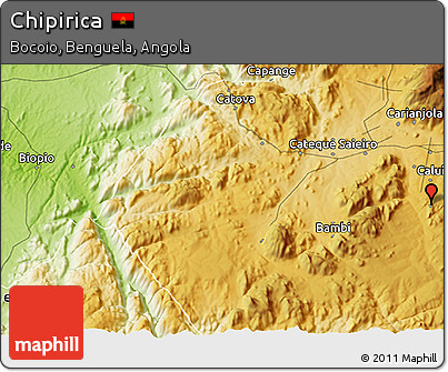 Physical 3D Map of Chipirica