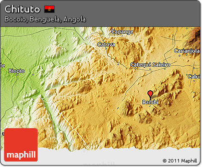 Physical 3D Map of Chituto