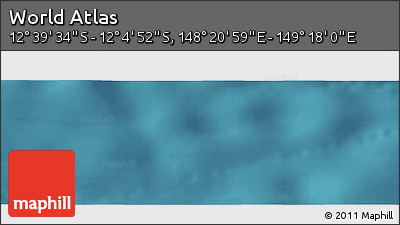 Satellite Panoramic Map of the Area around 12° 22' 13" S, 148° 49' 29" E