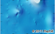 Physical Map of the area around 12° 22' 13" S, 148° 40' 30" W