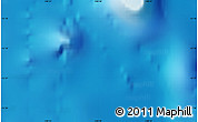 Shaded Relief Map of the area around 12° 22' 13" S, 148° 40' 30" W