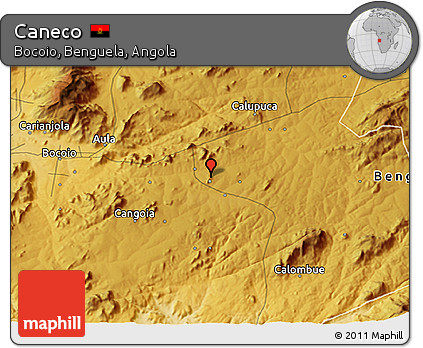 Physical 3D Map of Caneco