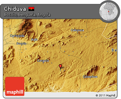 Physical 3D Map of Chiduva