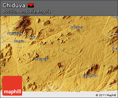 Physical 3D Map of Chiduva