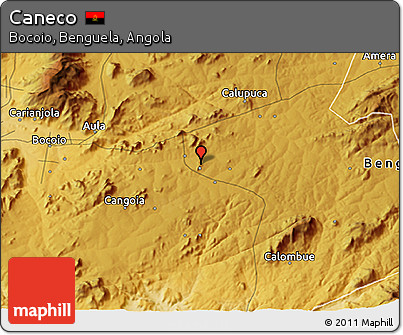 Physical 3D Map of Caneco