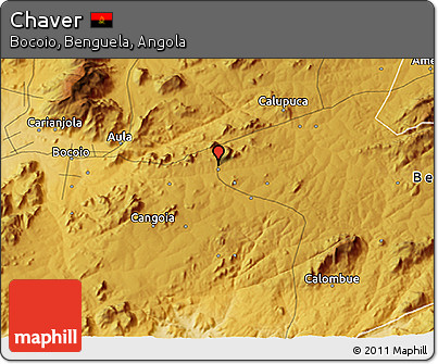 Physical 3D Map of Chaver