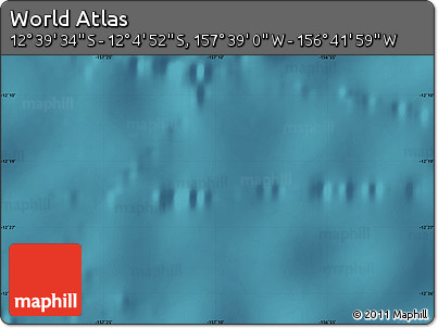 Satellite Map of the Area around 12° 22' 13" S, 157° 10' 30" W