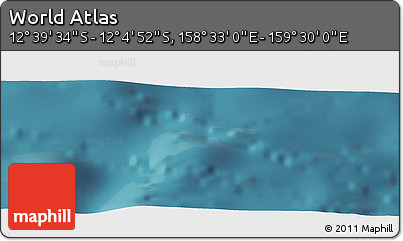 Satellite Panoramic Map of the Area around 12° 22' 13" S, 159° 1' 30" E