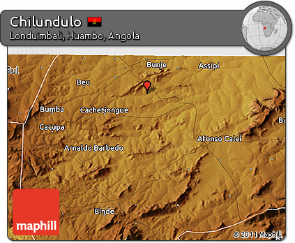 Physical 3D Map of Chilundulo