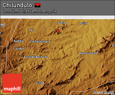Physical 3D Map of Chilundulo