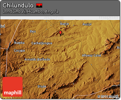Physical 3D Map of Chilundulo