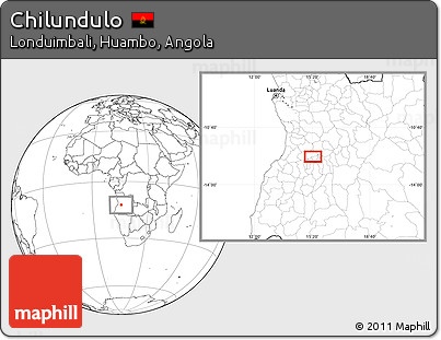Blank Location Map of Chilundulo