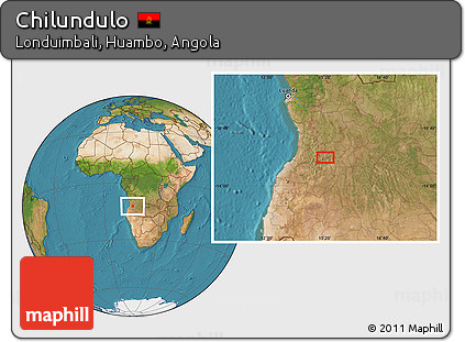 Satellite Location Map of Chilundulo